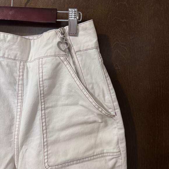 Kate Spade White Denim Flare Pant - Picture 2 of 10